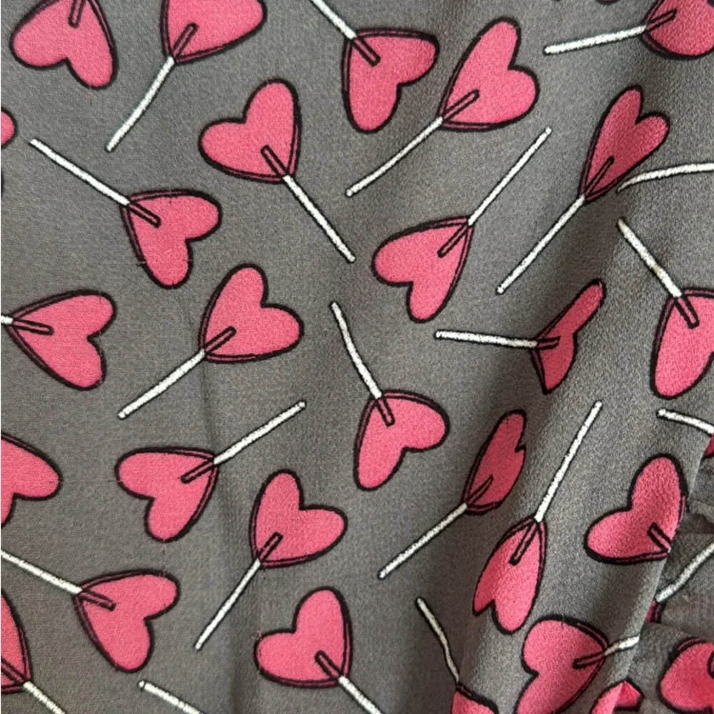 Mayoral Gray and Pink Heart Dress - Picture 3 of 4